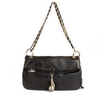 Best Chanel Flap Shoulder Bag 4698 Black On Sale